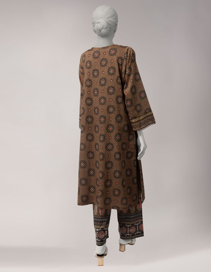 MULTICOLOR LAWN PRINTED UNSTITCHED 2PC