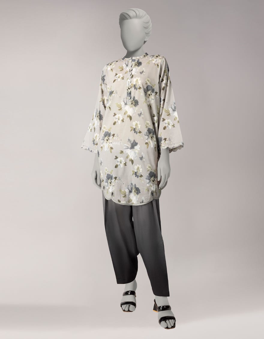 GREY LAWN DIGITAL PRINTED UNSTITCHED 2PC