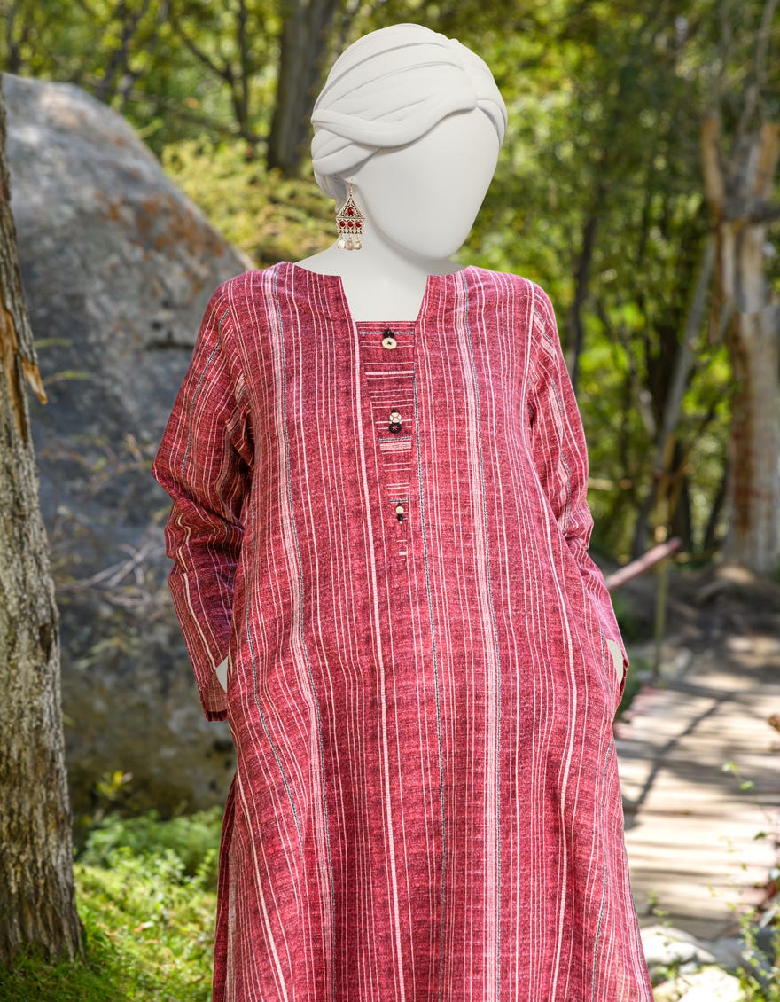 maroon-unstitched-1pc-jjls-w-jsu-23-933