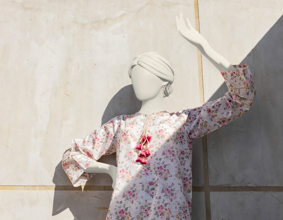 Off White Lawn Unstitched 1Pc | Jlawn-S-Jsu-24-903