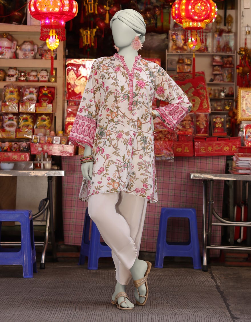 MULTICOLOR LAWN PRINTED UNSTITCHED 1PC | JLAWN-S-JSU-25-904