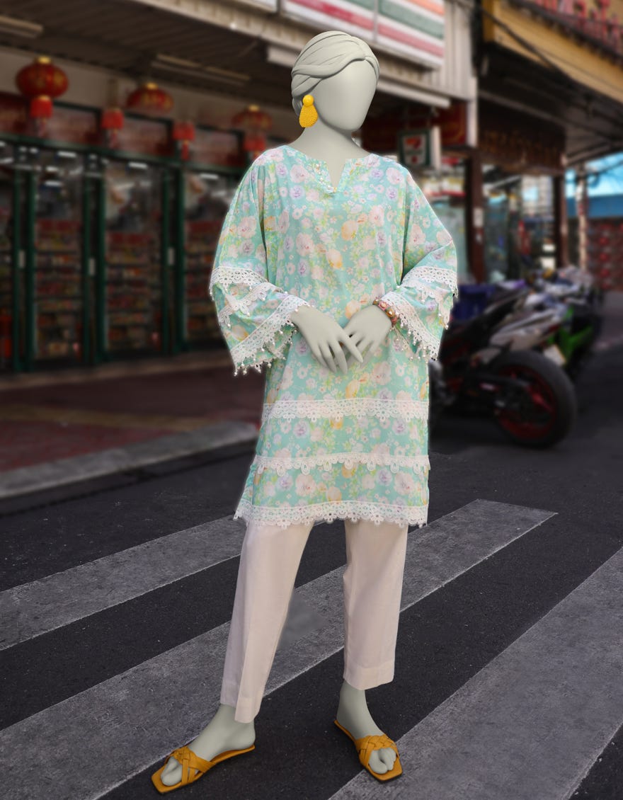 MULTICOLOR LAWN PRINTED UNSTITCHED 1PC | JLAWN-S-JSU-25-909