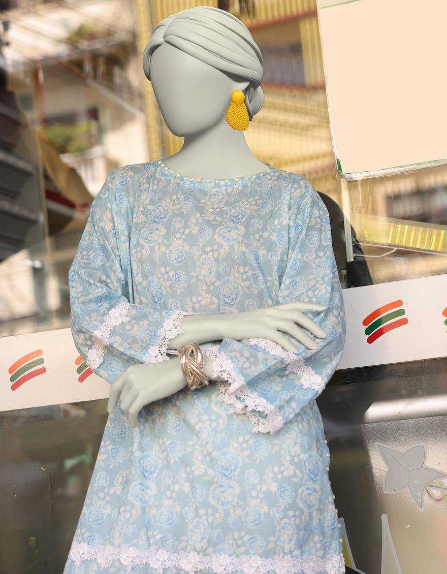 MULTICOLOR LAWN PRINTED UNSTITCHED 1PC | JLAWN-S-JSU-25-915