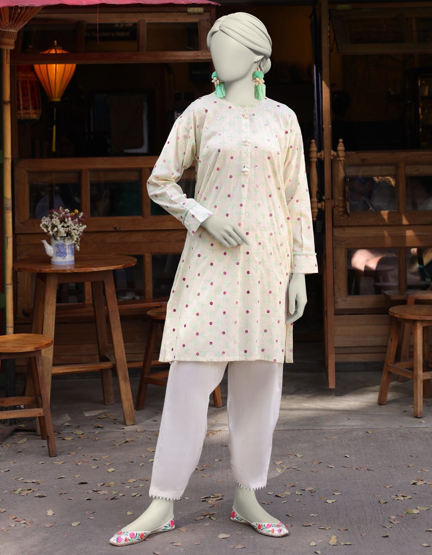 BEIGE LAWN EMBROIDERED UNSTITCHED 1PC | JLAWN-S-JSU-25-919