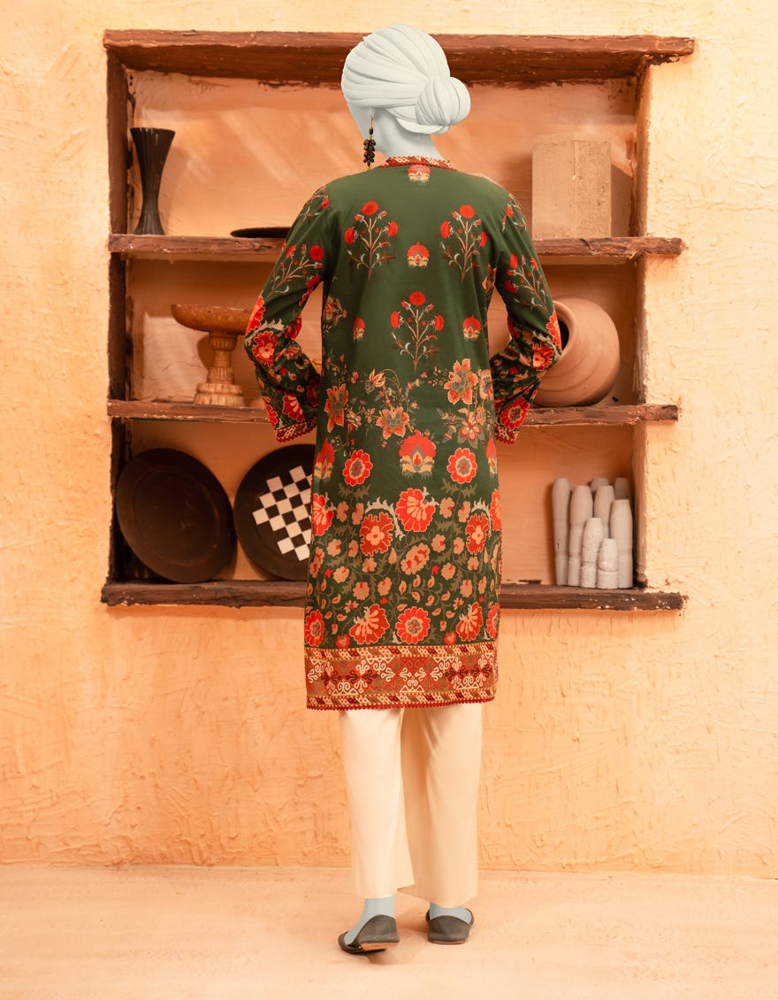 MULTICOLOR LAWN DIGITAL PRINTED UNSTITCHED 1PC