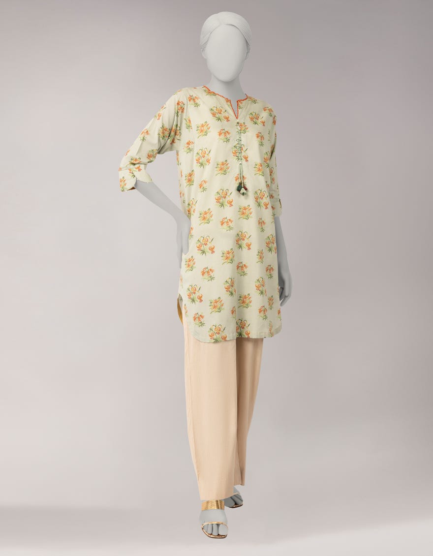 GREEN LAWN PRINTED UNSTITCHED 1PC