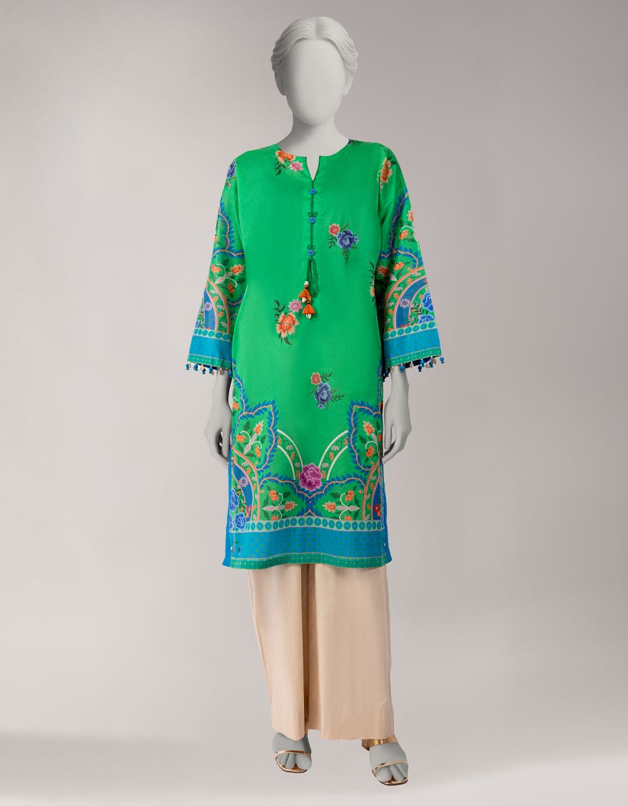 GREEN LAWN DIGITAL PRINTED UNSTITCHED 1PC