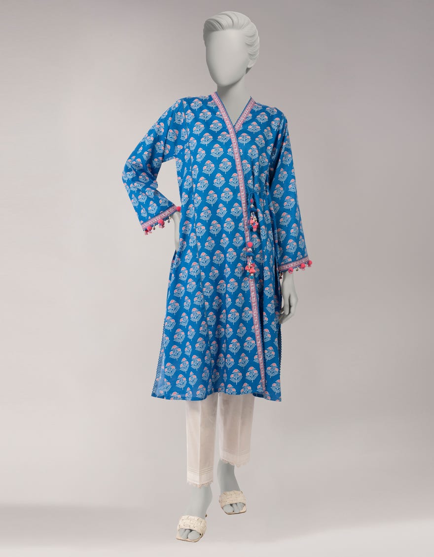 MULTICOLOR LAWN PRINTED UNSTITCHED 1PC