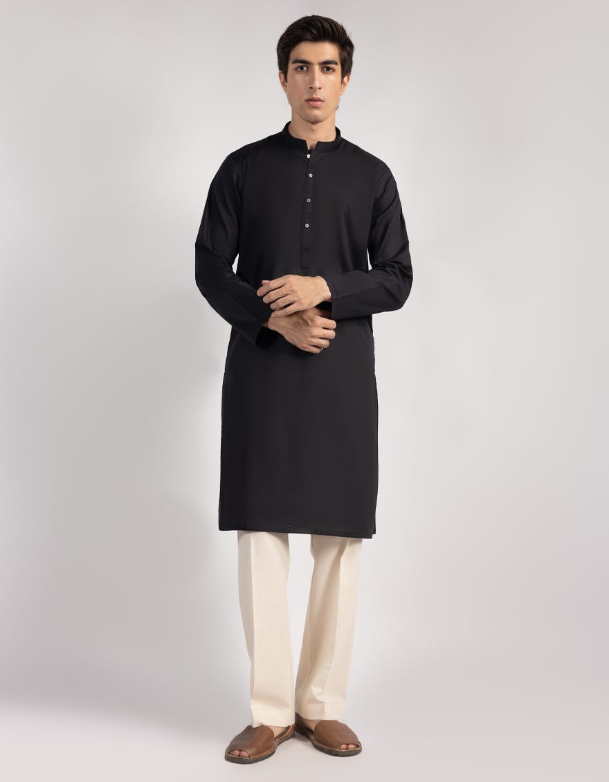 black-cotton-kurta-jtks46819