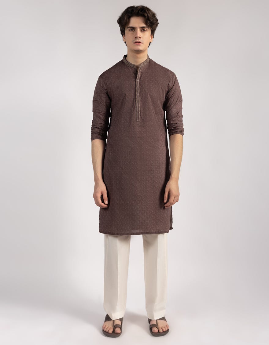 maroon-cotton-kurta-jtka46913