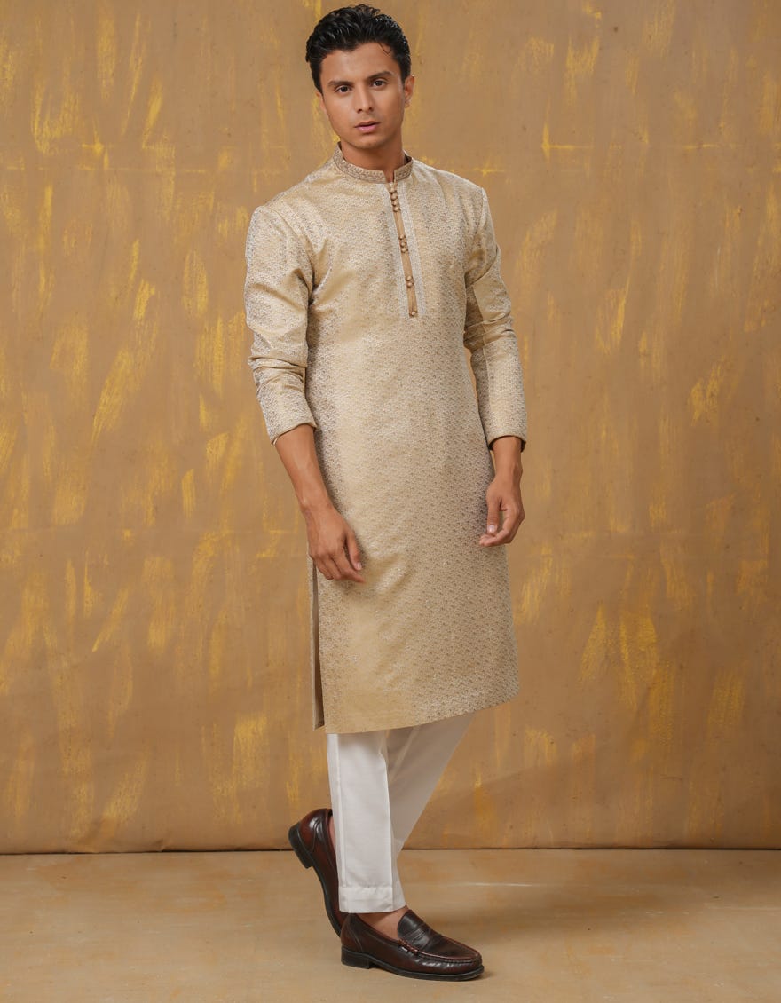 DULL GOLD SPECIAL KURTA | JTK-SP-A-48079