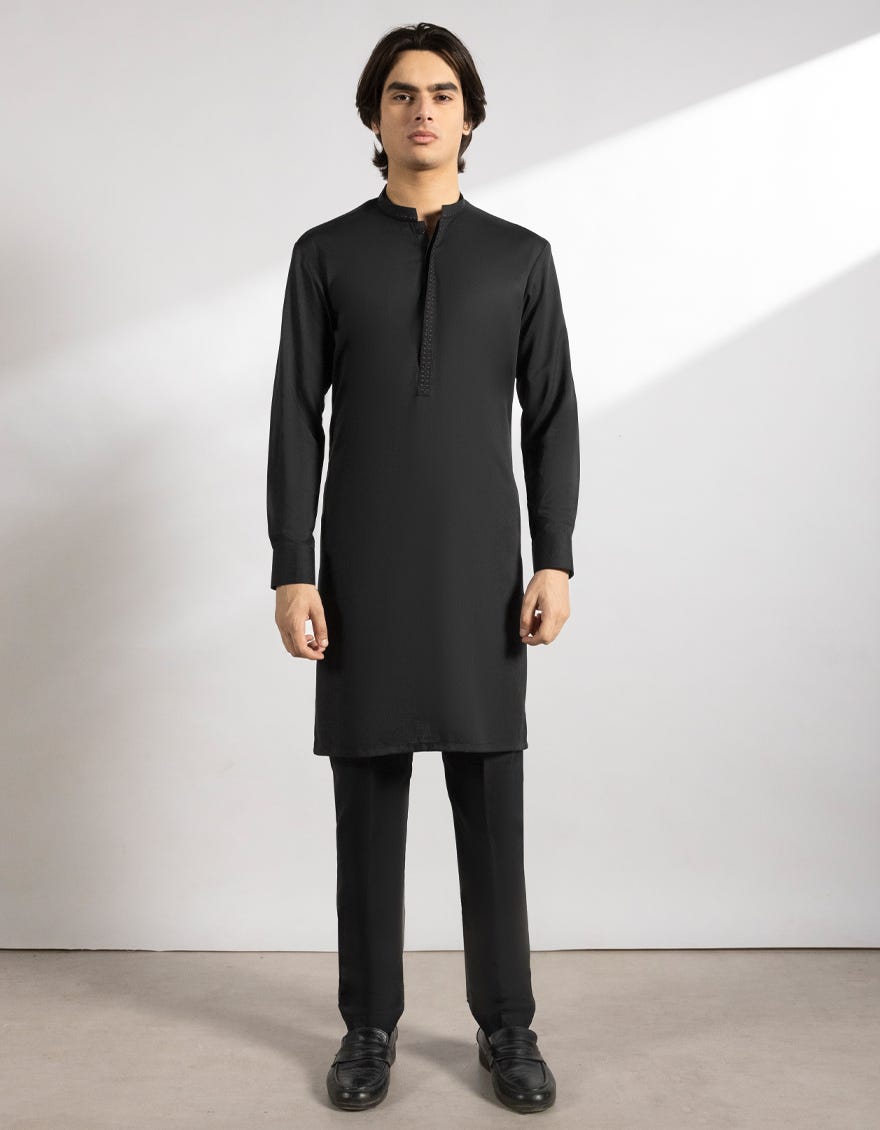 black-blended-kurta-trousers-jtkpa46750