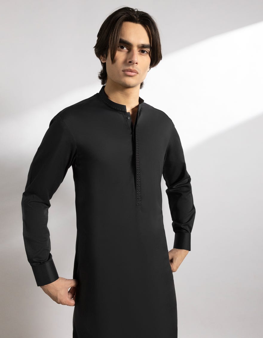 black-blended-kurta-trousers-jtkpa46750