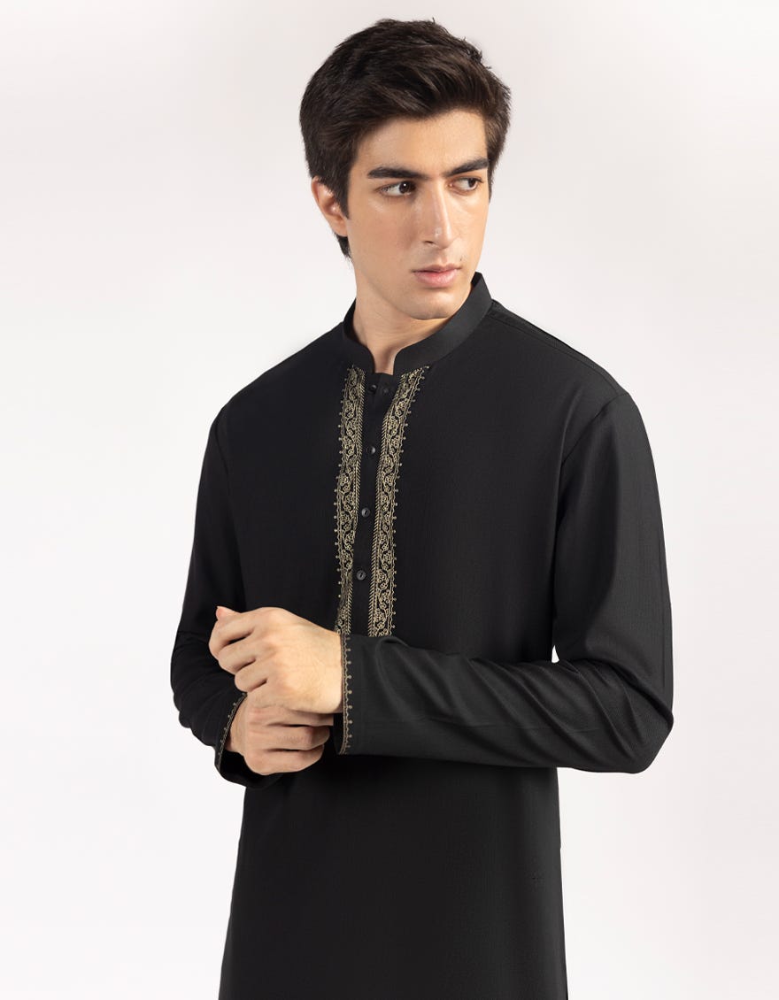 black-blended-kurta-trousers-jtkpa50298