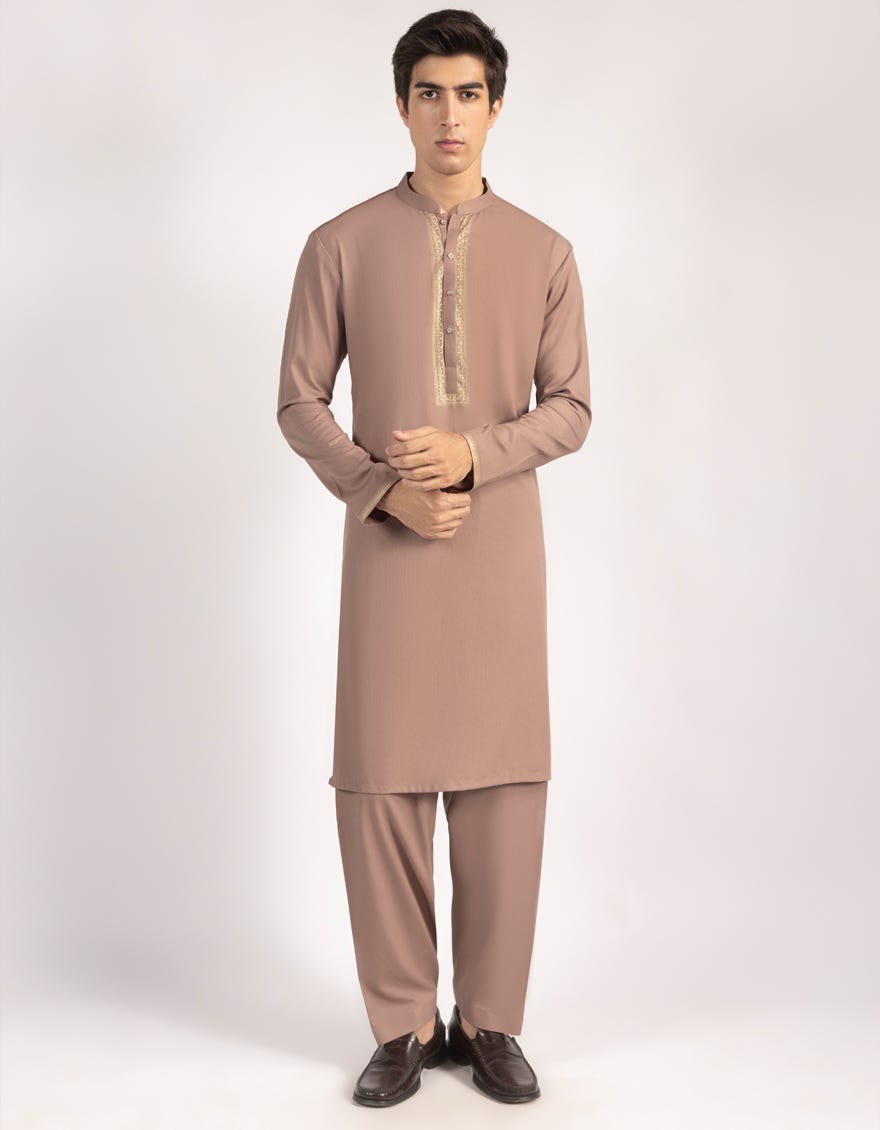 mud-brown-blended-kameez-shalwar-jtksa50299