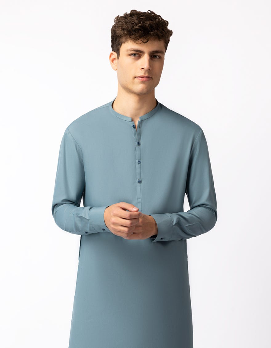 LIGHT BLUE CASUAL KAMEEZ SHALWAR