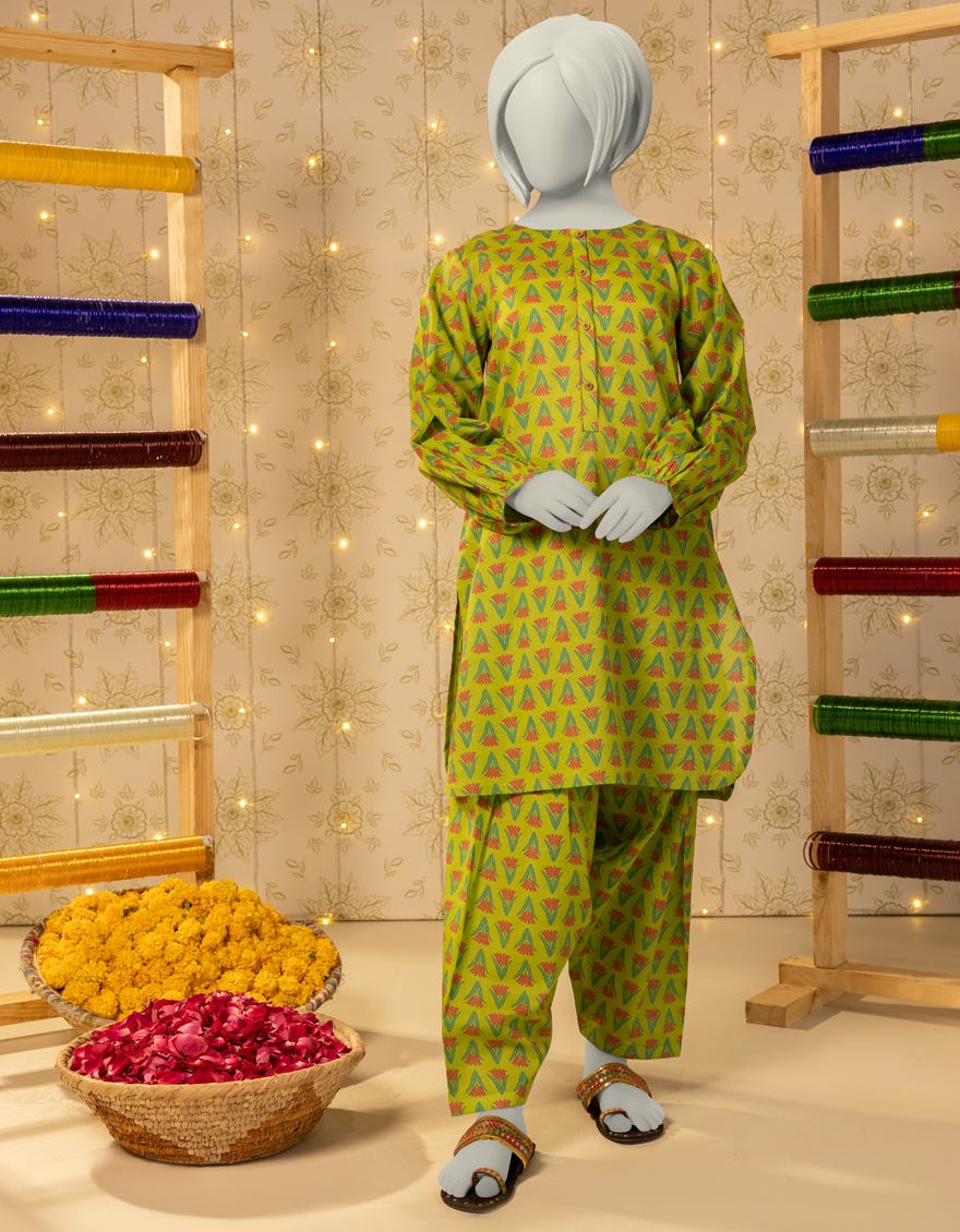 GREEN LAWN PRINTED KURTI