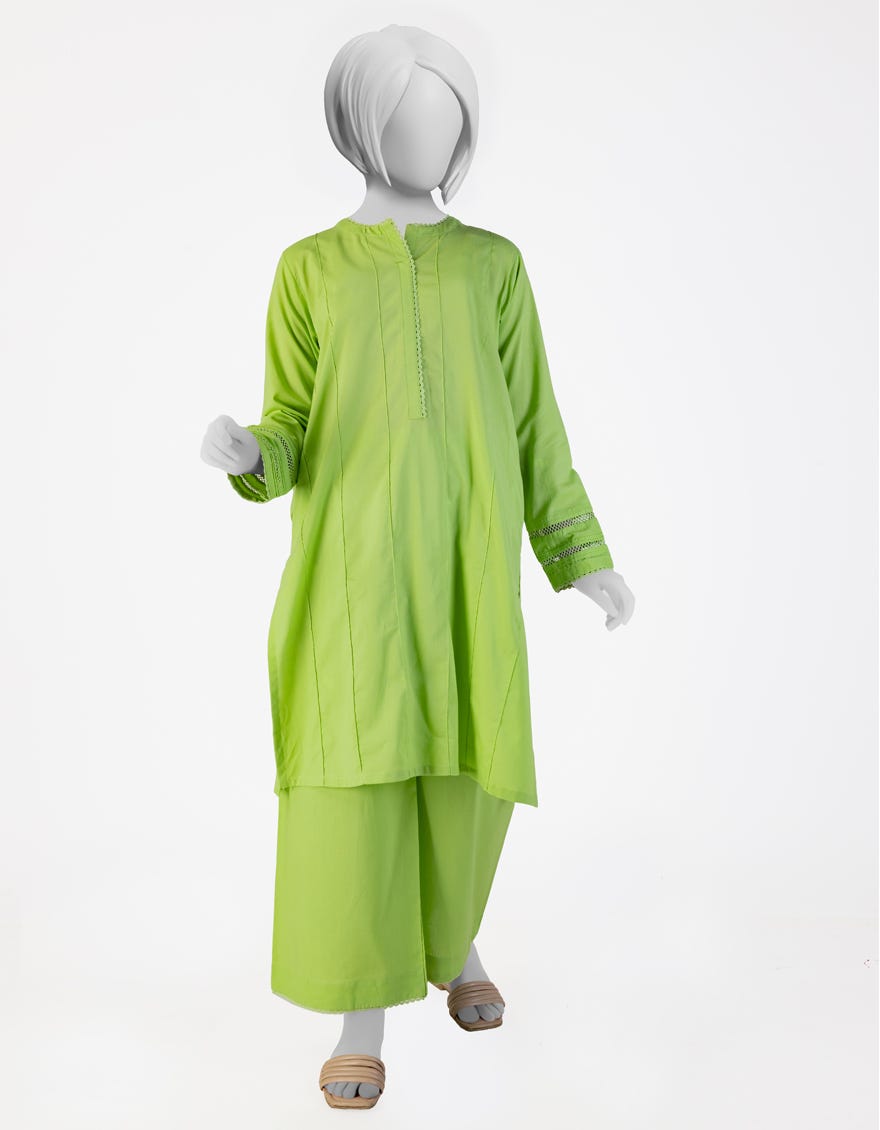 GREEN LAWN DYED 2PC | JGK-S-JTST-25-475