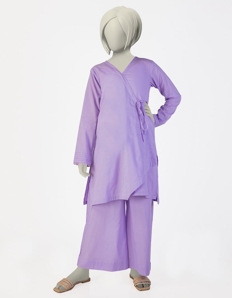 LILAC LAWN DYED 2PC | JGK-S-JTST-25-477