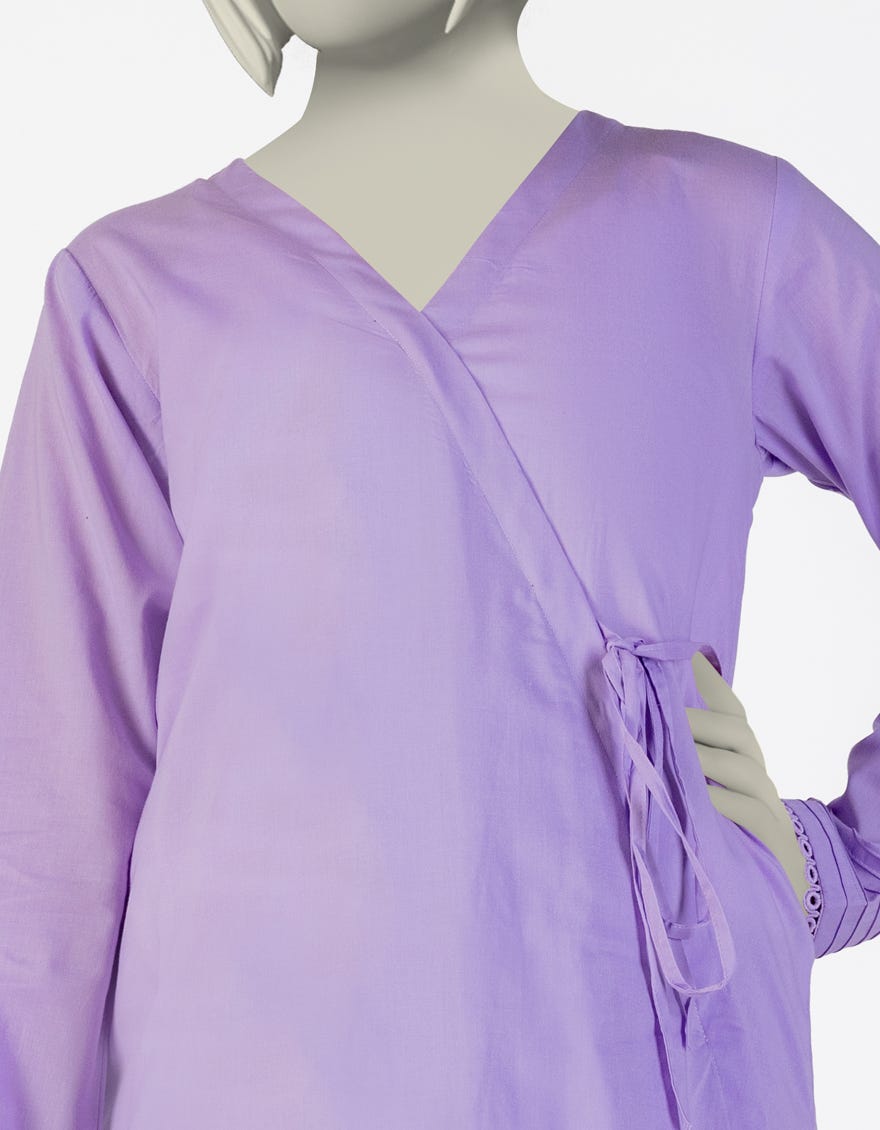 LILAC LAWN DYED 2PC | JGK-S-JTST-25-477