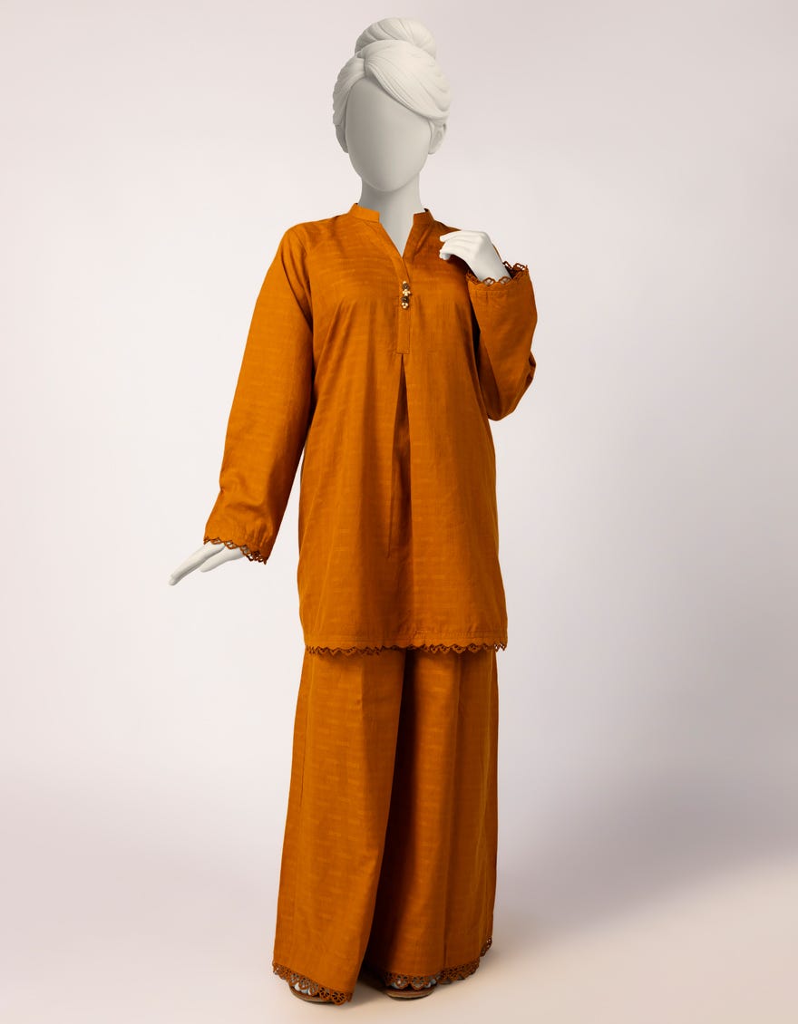 mustard-textured-dyed-2pc-stitched-jtst25496s