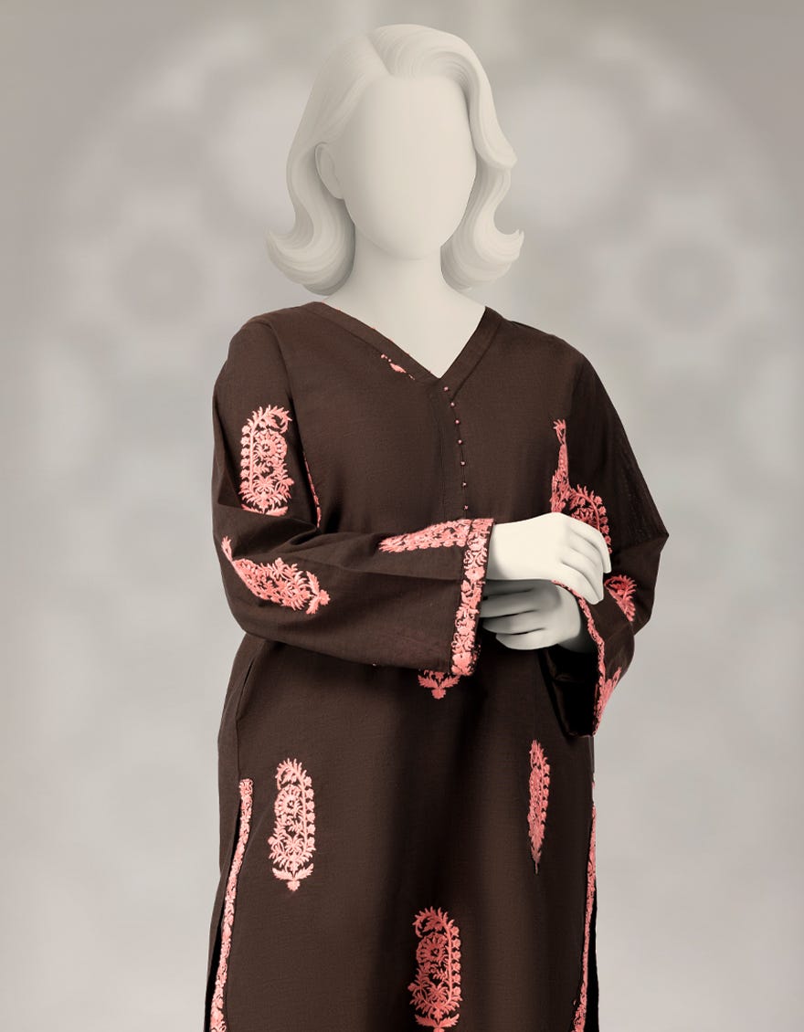 brown-chambray-embroidered-2pc-stitched-jtst25500s