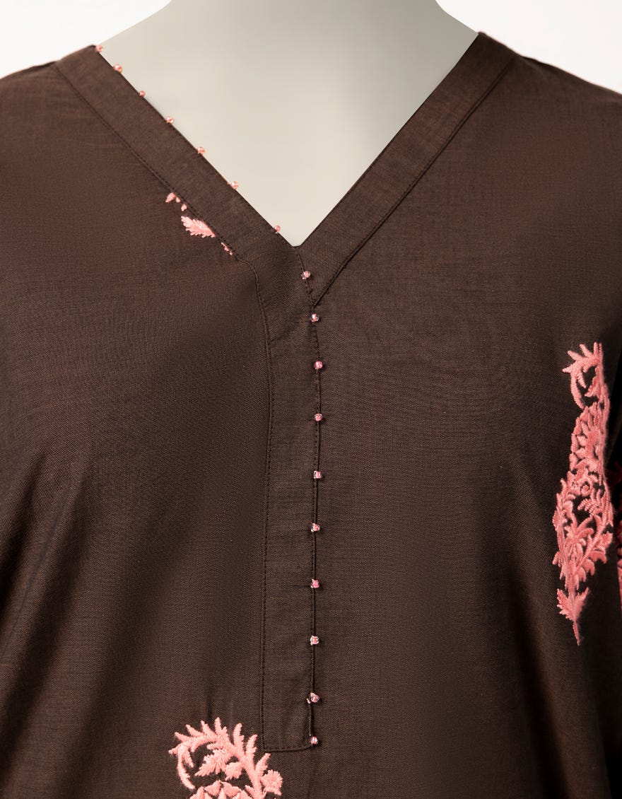 brown-chambray-embroidered-2pc-stitched-jtst25500s