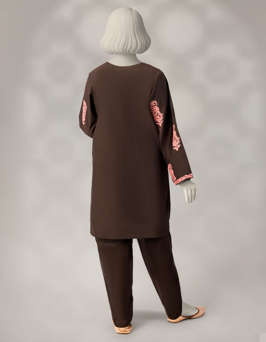 brown-chambray-embroidered-2pc-stitched-jtst25500s