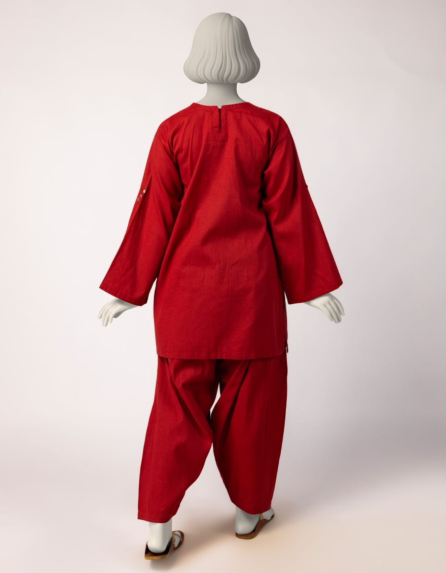 red-cambric-embroidered-2pc-stitched-jtst25507s