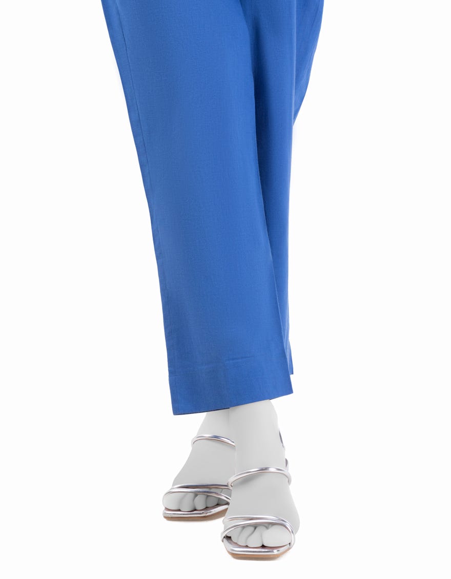 BLUE LAWN PRINTED TROUSERS | JGT-S-JTT-25-4008