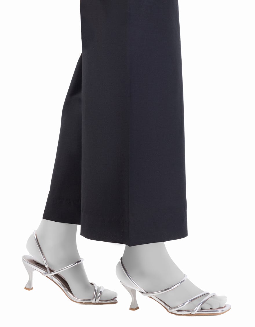 BLACK LAWN PRINTED TROUSERS | JGT-S-JTT-25-4009