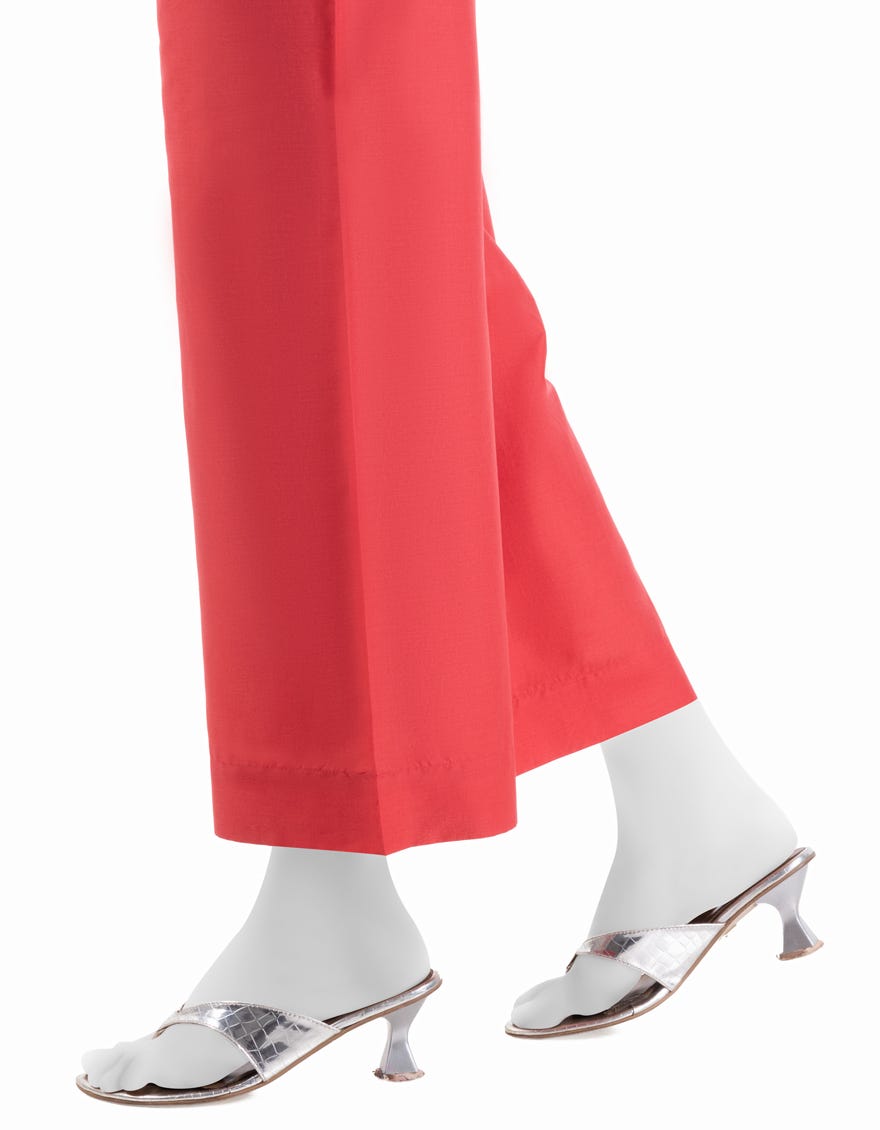 RED LAWN PRINTED TROUSERS | JGT-S-JTT-25-4010