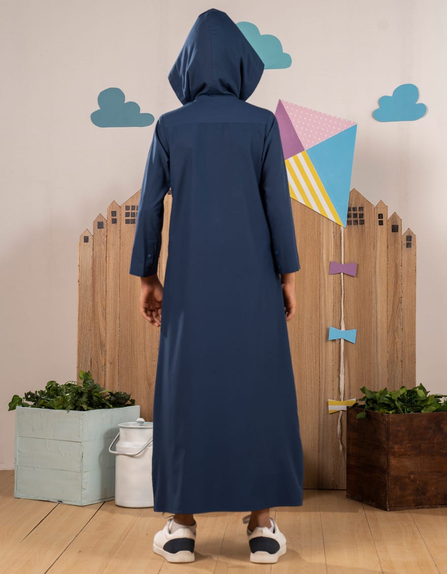 NAVY BLUE CASUAL JUBBA