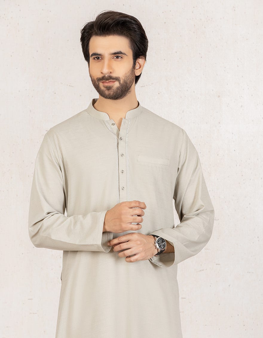 LIGHT GREY BLENDED JUBBA | JJ-JUBBA-42276