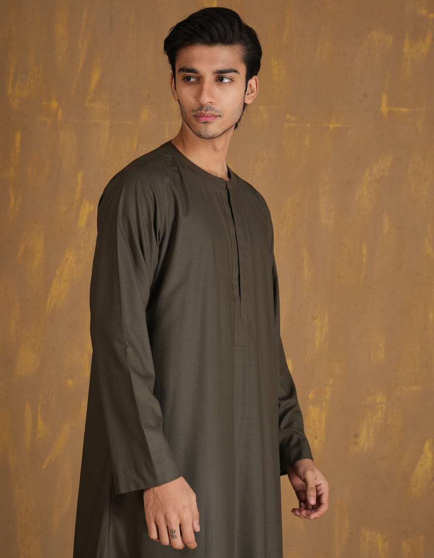 OLIVE BLENDED JUBBA | JJ-JUBBA-A-47270