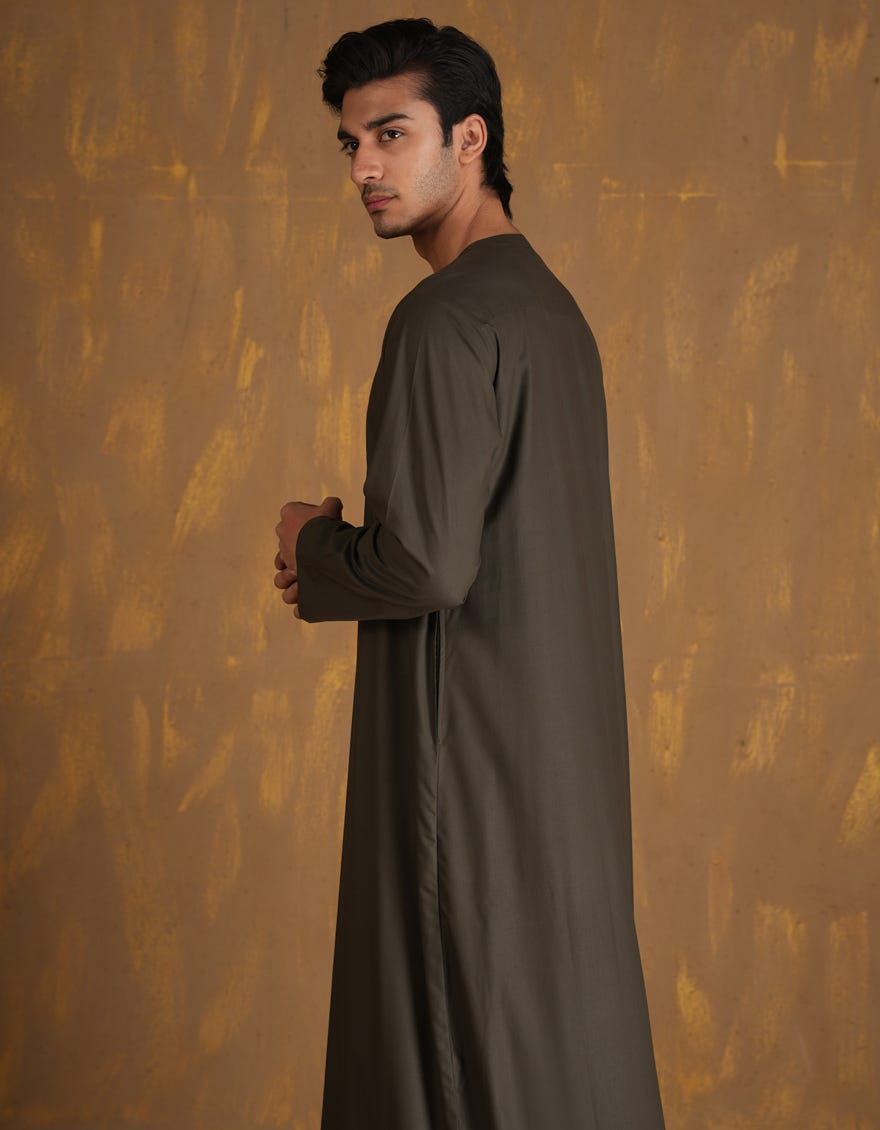 OLIVE BLENDED JUBBA | JJ-JUBBA-A-47270