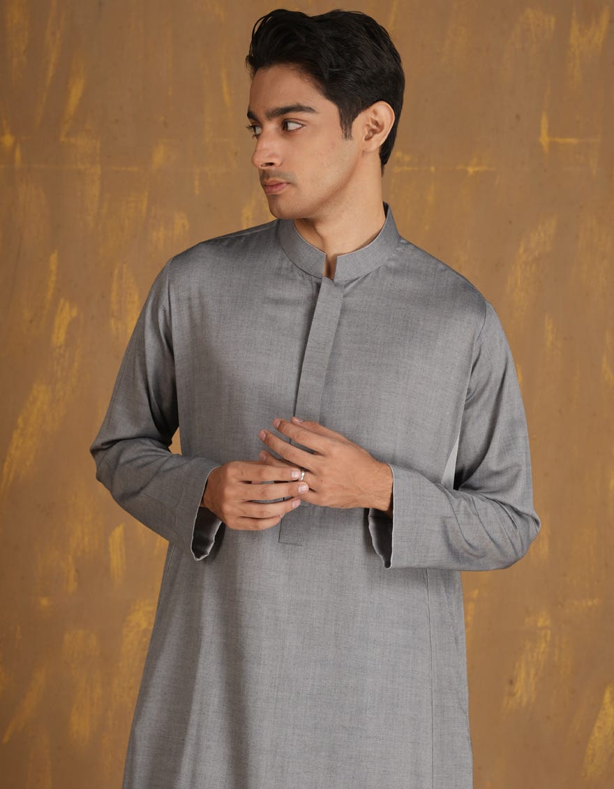 GREY BLENDED JUBBA | JJ-JUBBA-A-47285