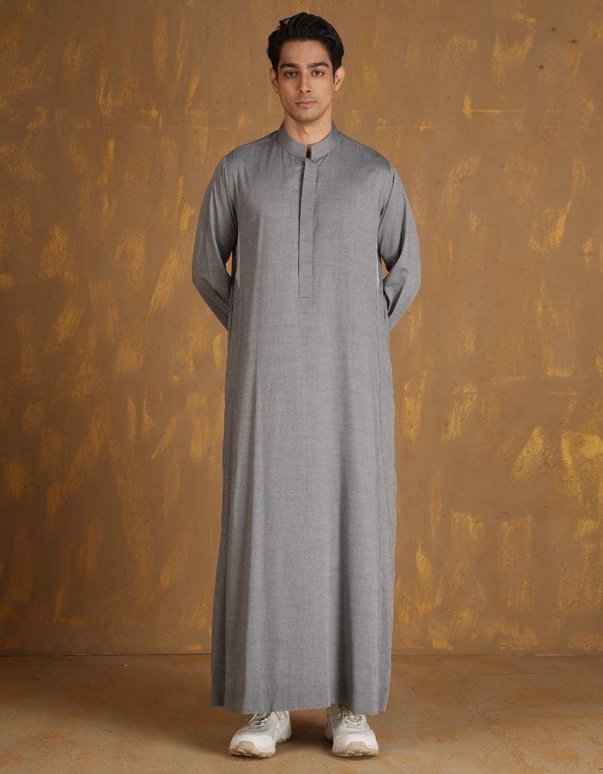 GREY BLENDED JUBBA | JJ-JUBBA-A-47285