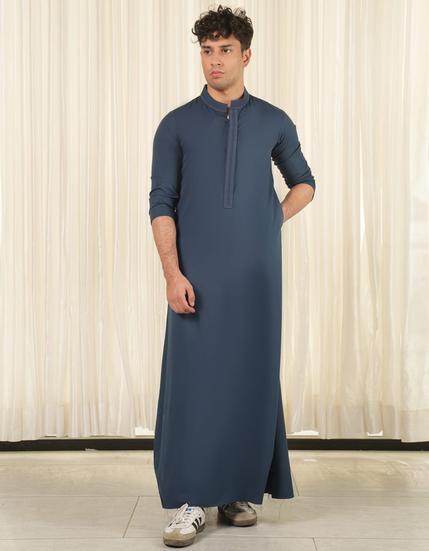 TEAL BLUE SEMI-FORMAL JUBBA