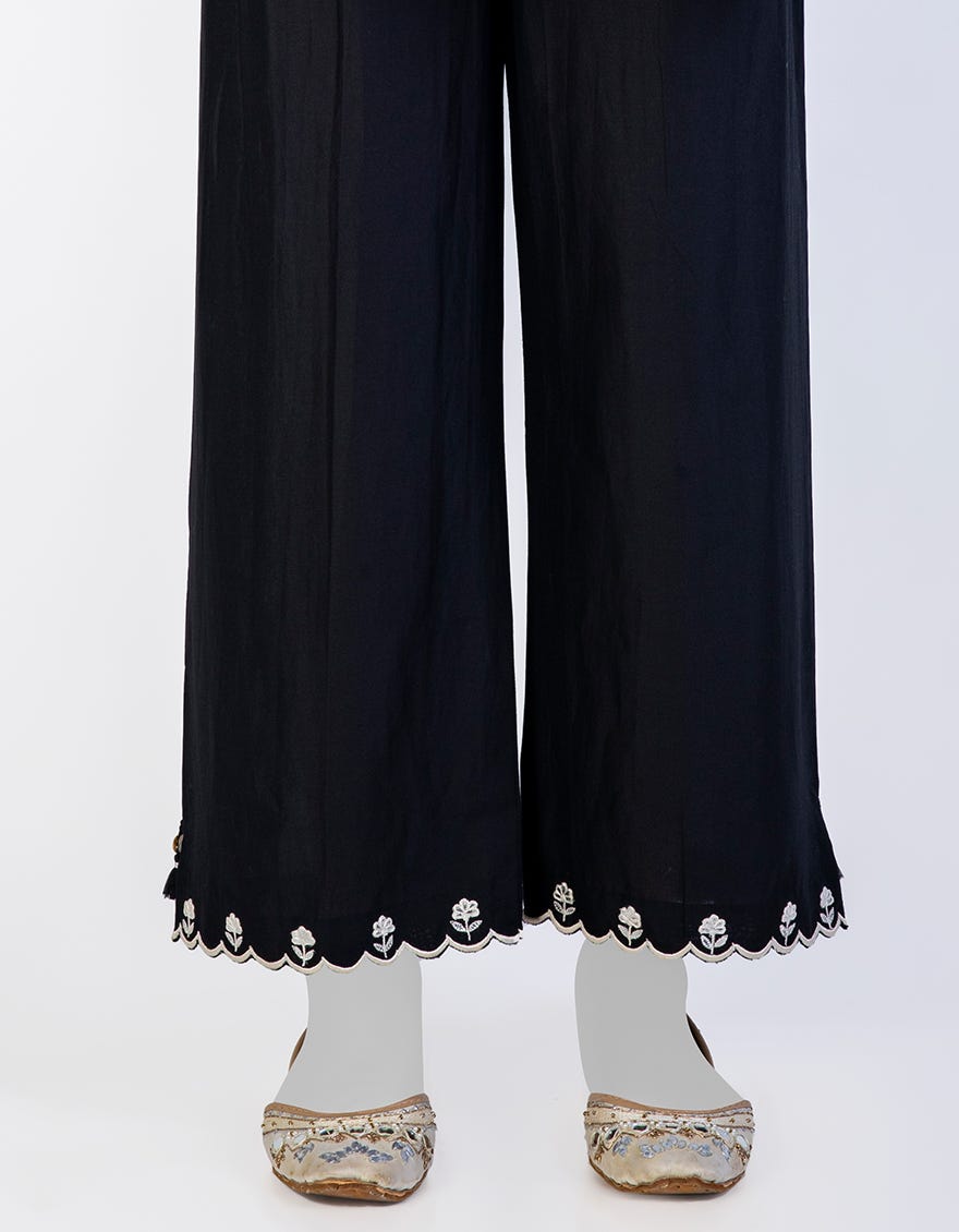 Black Lawn Girl Trousers | Jgt-S-Jyt-24-7802