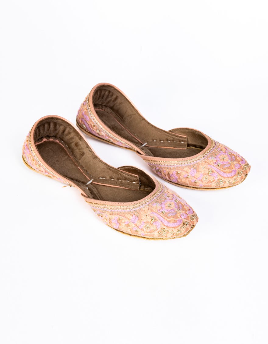 Coral Polyester Women Footwear | Jj-Lkh-24-310