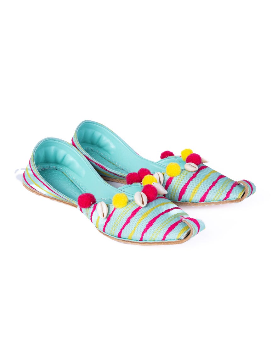 Multicolor Canvas Women Footwear | Jj-Lkh-24-305