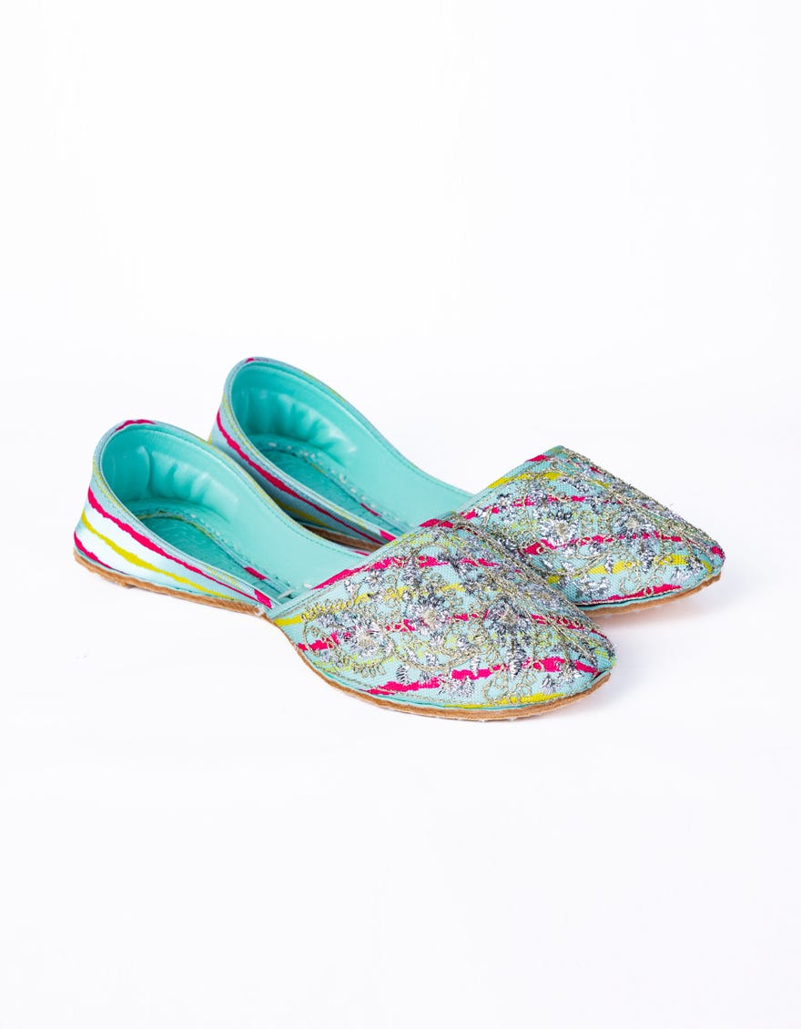 Multicolor Canvas Women Footwear | Jj-Lkh-24-312