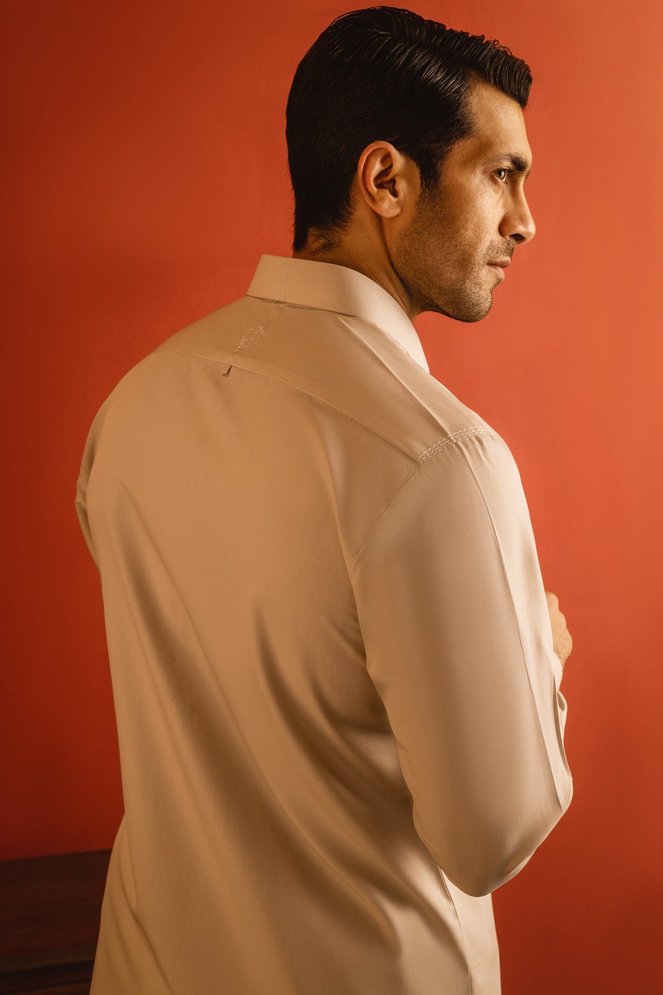 MILAN - SAND COTTON KAMEEZ SHALWAR