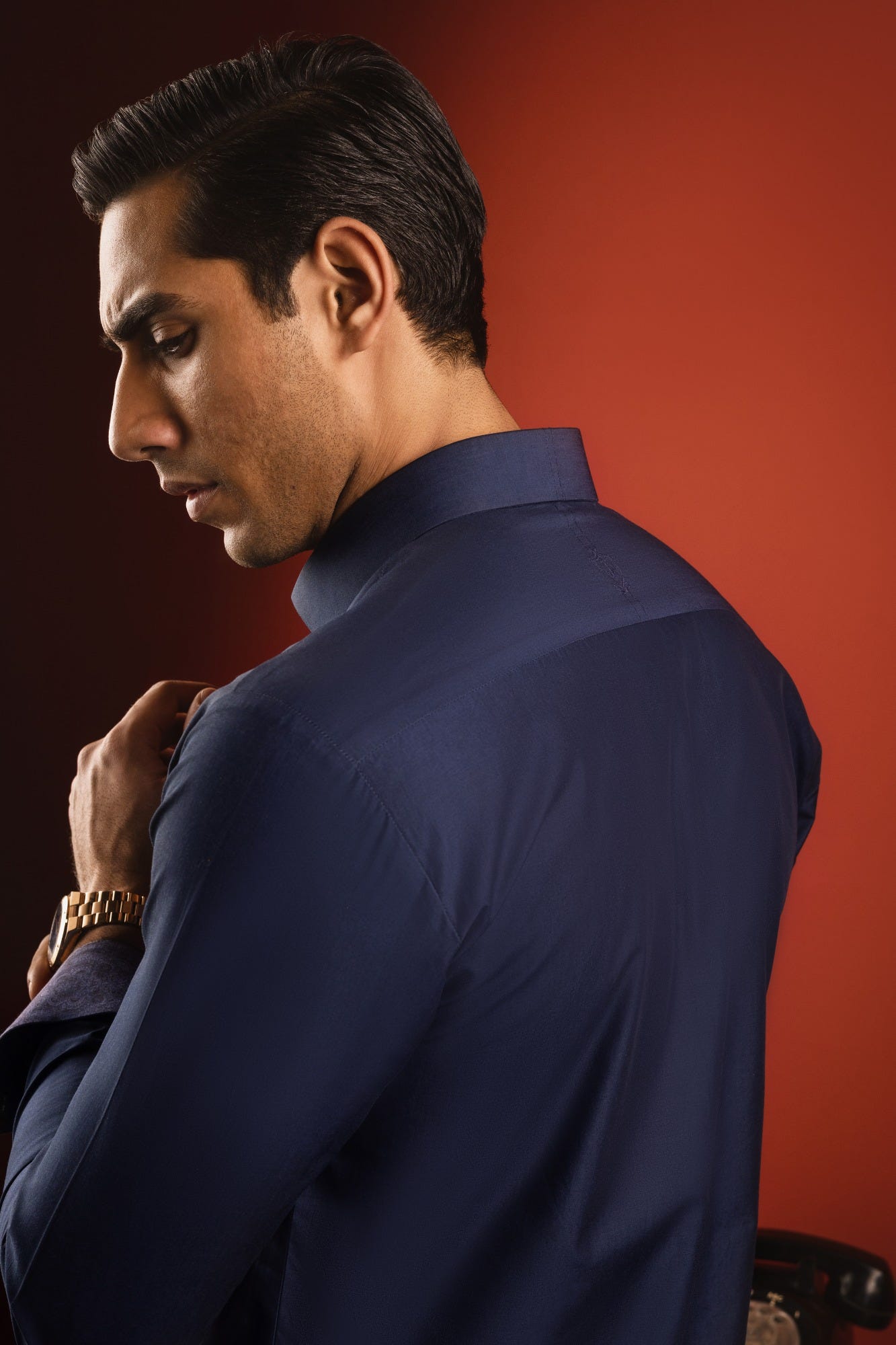 NORWAY - BLUE COTTON KAMEEZ SHALWAR