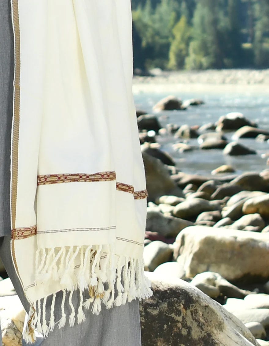 OFF WHITE MEN SHAWL | JJID-SHW-22-0004