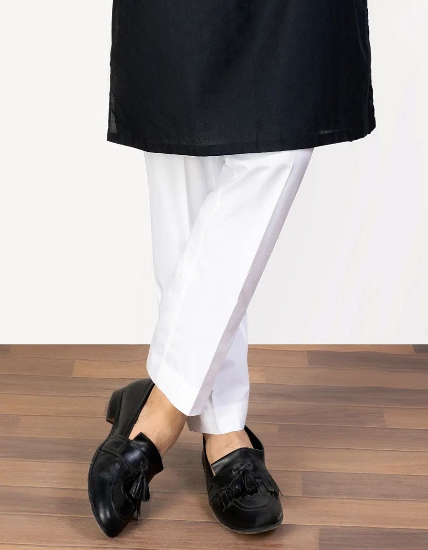 White Cotton Trouser | Jjps-303-R14