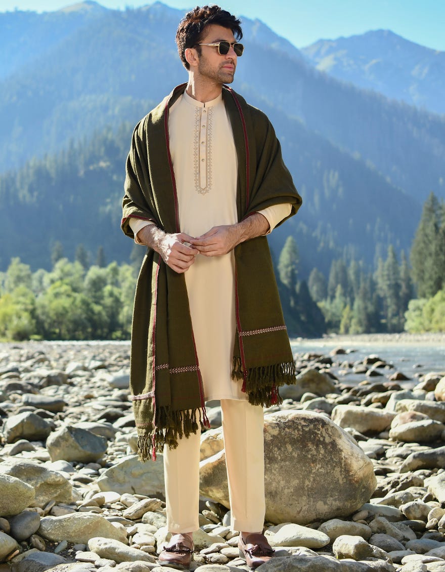 MEHNDI MEN SHAWL | JJID-SHW-22-0004