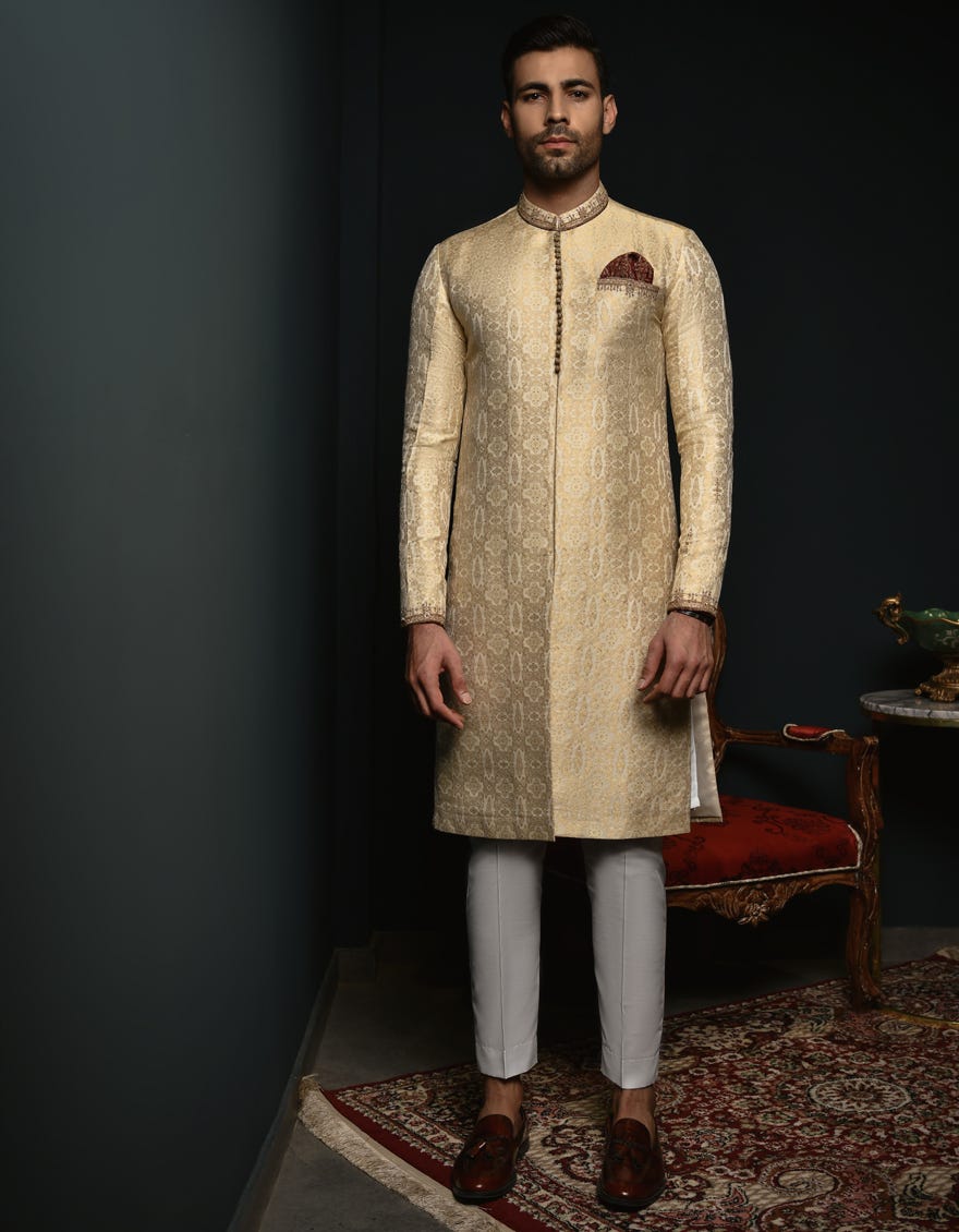 yellow-formal-kurta-jjk-sp-45005