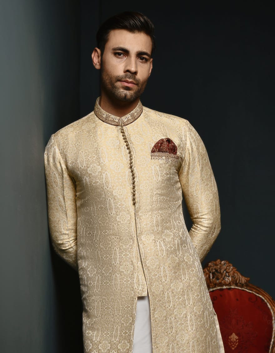 yellow-formal-kurta-jjk-sp-45005